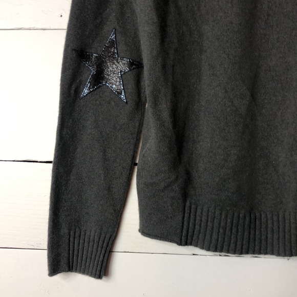 Zadig and Voltaire 100% Cashmere Vivi Patch Sweater Size XS - Picture 11 of 12